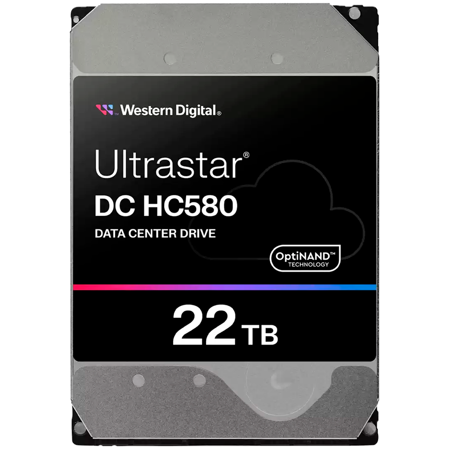 [ASB-WUH722422ALE6L4] WD/HGST Ultrastar 22TB DC HC580, 3.5", 512MB, 7200RPM, SATA, 512E SE NP3, SKU: 0F62785 - WUH722422ALE6L4