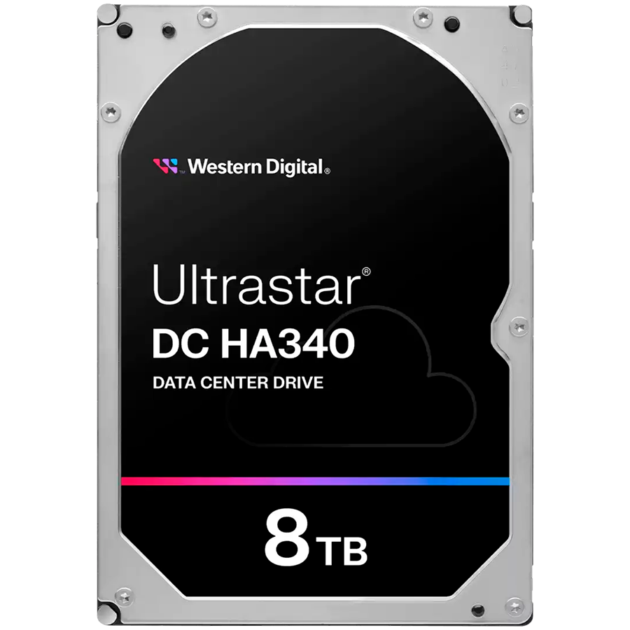 [ASB-WUS721208BLE6L4] WD Ultrastar DC HA340 8TB 512e SE, 3.5’’, 256MB, 7200 RPM, SATA, SKU: 0B47078 - WUS721208BLE6L4