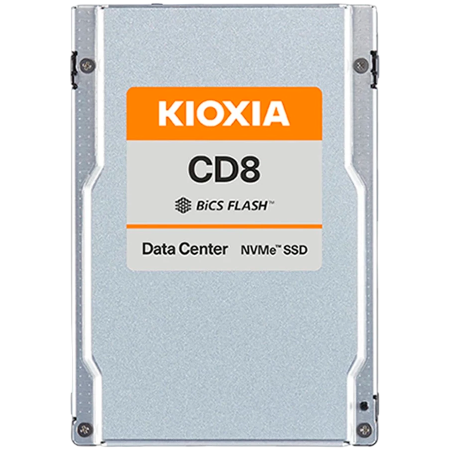 SSD Kioxia (U.2 15MM, 3.84TB, Pcle Gen4 1x4, BiCS FLASH TLC, CD8-R SIE) - KCD8XRUG3T84